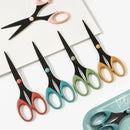 Color Scissor Stainless Steel Blade Safe Design Paper Cutting Scissors for Fine Art Diary Album Craft Office School Supplies