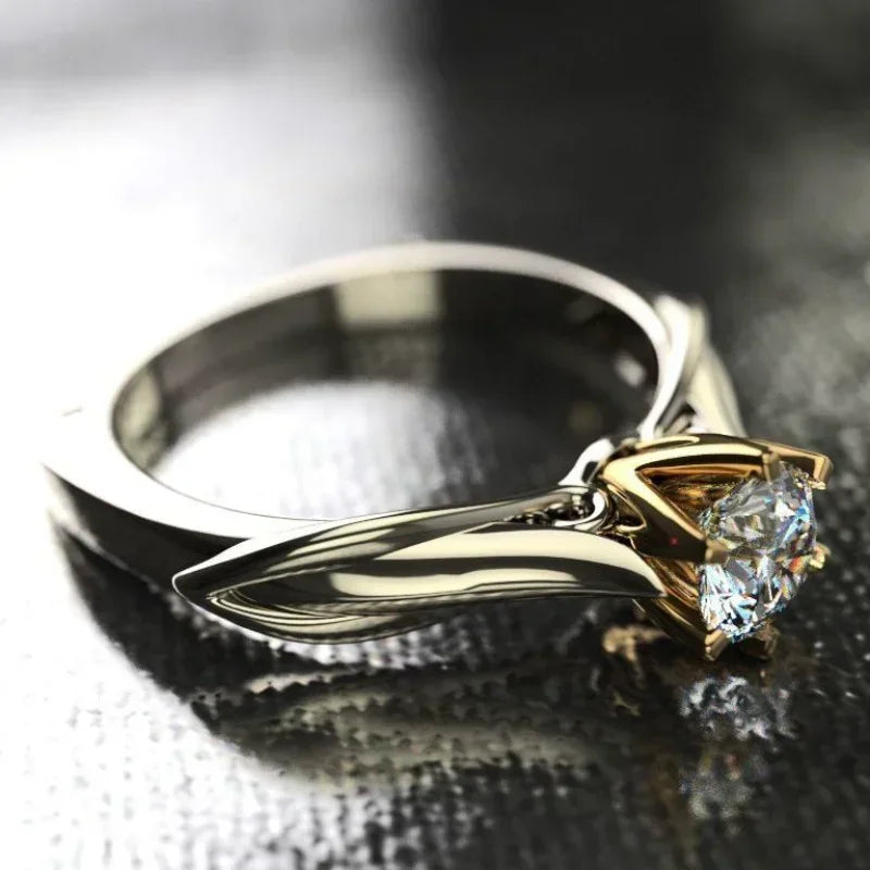 Anillo de oro puro de 18 quilates para mujer, anillos de moissanita natural con piedras preciosas, hermosa joyería para parejas, accesorios de boda, nueva tendencia 2023