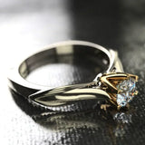 Anillo de oro puro de 18 quilates para mujer, anillos de moissanita natural con piedras preciosas, hermosa joyería para parejas, accesorios de boda, nueva tendencia 2023