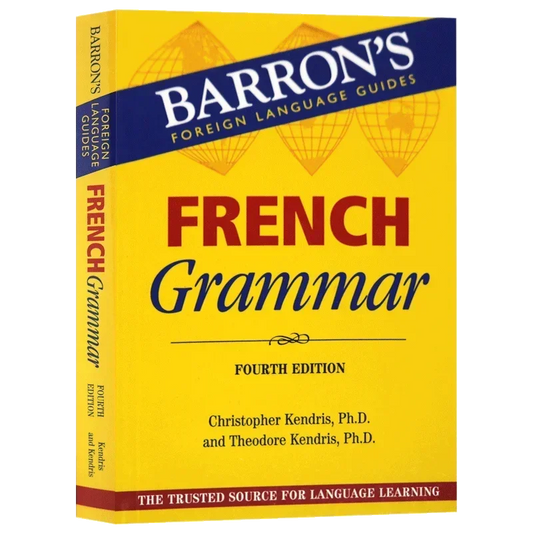 French grammar original language study book English version reference book
