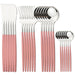 Pink Silver 24Pcs