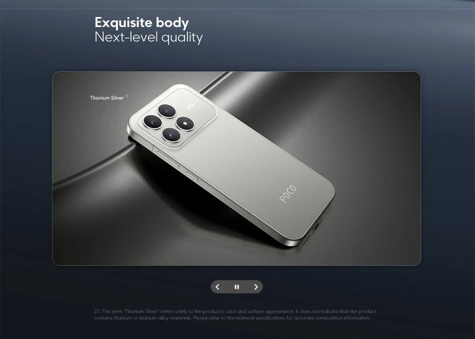 【World Premiere】POCO F8 Pro 5G Global Version Smartphone Snapdragon® 8 Elite 6.59" 120Hz HyperRGB AMOLED Display 6210mAh NFC