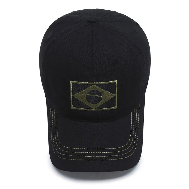 Outdoor Sports Baseball Cap Men'S Camouflage Cap, Middle And Young Men'S Casual Sun Protection Hat Brazilian Hat
