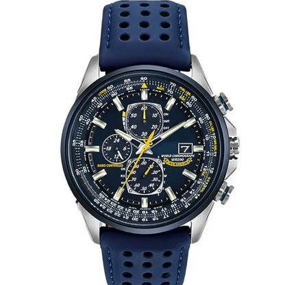 CITIZEN Homens Quartz Watch, Impermeável, Multi Função, Fantasia, Redondo, Inoxidável, Automático, Calendário, Tendência de Luxo