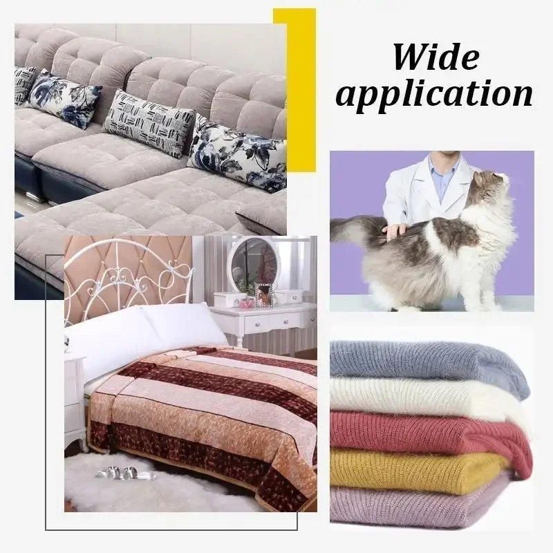 Pet Cat Hair Remover Brush Portable Silicone Comb Double-Sided Scraper for Cats Dog Sofa Clothes Home Cleaning Accessories
