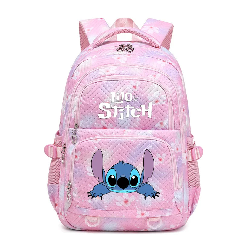 Mochila impermeable Disney Lilo Stitch para mujer, bolso de viaje para mujer, mochila escolar para adolescentes, mochila para libros