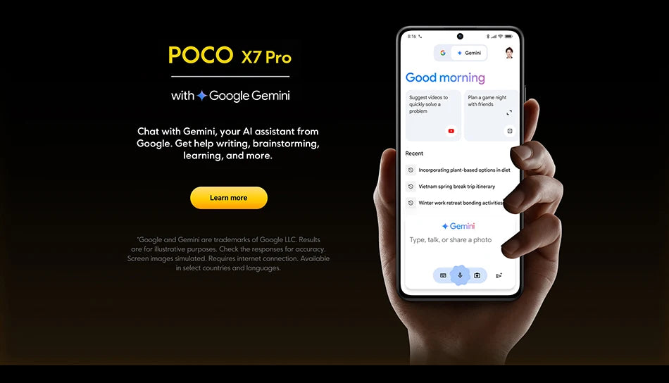 Global Version POCO X7 Pro Smartphone Dimensity 8400-Ultra 90W HyperCharge 6000mAh 6.67" AMOLED display NFC 50MP main camera