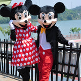 Disney Mickey Minnie Mouse Mascot Costume Cartoon Characters Advertising Event Party Cosplay Dress Suit Animal Carnival Props