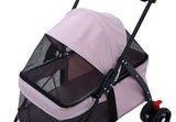 Pet Cart Light Cat Small Dog Walking Shopping Dual Use Teddy Walking Babies Small Pulling Damping Large Space Animal Supplies