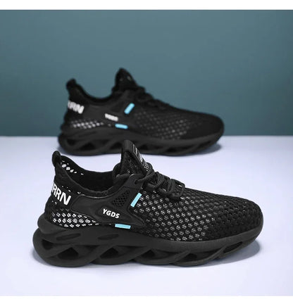 Men's Summer Mesh Sneakers - Breathable for Casual Outdoor Running Tennis Hiking & Luxury Platform Loafers Style