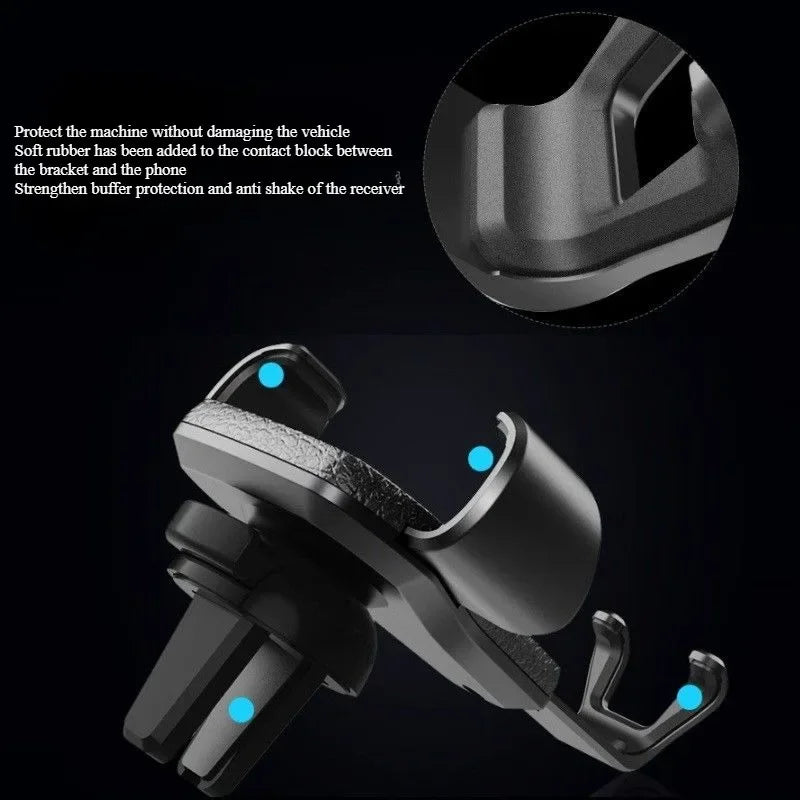 Universal Gravity Auto Phone Holder Car Air Vent Clip Mount Mobile Phone Holder Cell Phone Stand GPS Support For iPhone Samsung