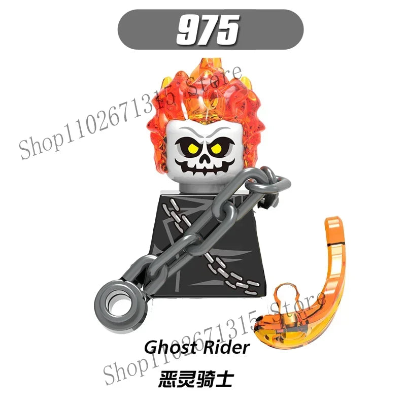 Marvel Avengers Superhero Building Blocks Iron Man Doctor Strange Hulk Thanos Spider-Man Venom Hawkeye Bricks Toys