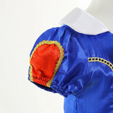 Girl Cosplay Snow White Princess Dress Yellow Luxury Lace Costume With Cloak Holiday Birthday Party Apple Accessories 2-10Y