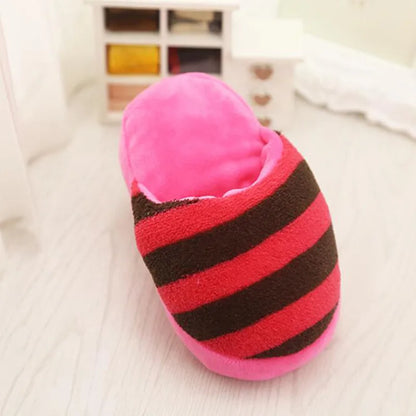 Juguetes para mascotas, chirriadores de peluche con forma de pantuflas, juguetes masticables con sonido para cachorros, juguetes para perros y gatos, productos divertidos para perros, juguetes de entrenamiento al aire libre. 