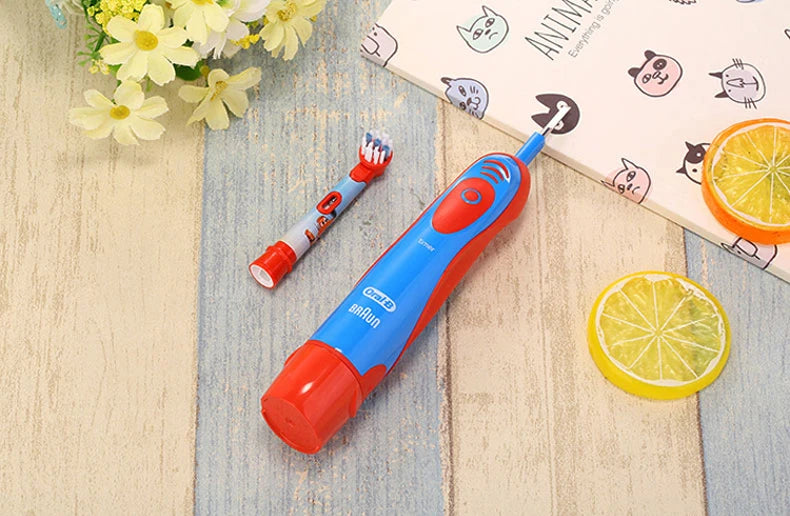 Oral B Electric Toothbrush for Kids Rotation Clean Teeth for Kids 3+ Soft Bristle for Child Waterproof Toothbrush