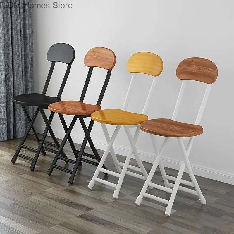 Custom Nordic Dining Chairs Modern Aesthetic Fold Ergonomic Chair Kitchen Trendy Outdoor Chaises Salle Manger Home Furniture