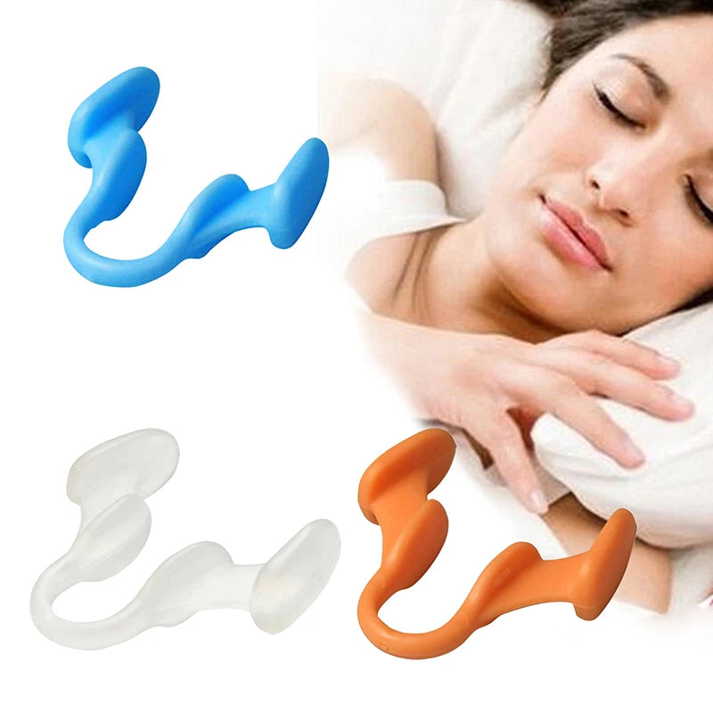 Anti Snoring Nasal Dilator Improve Sleep Silicone Nose Clip Sleeping Aid Prevention  Gadget Anti-Snoring Devices