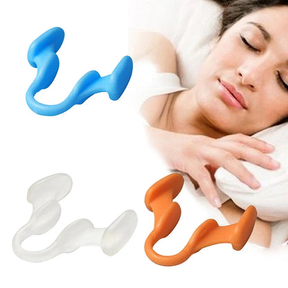 Anti Snoring Nasal Dilator Improve Sleep Silicone Nose Clip Sleeping Aid Prevention  Gadget Anti-Snoring Devices