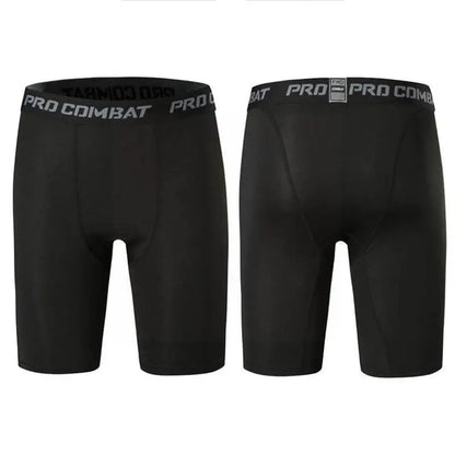 Sports New Men's Bodybuilding Shorts, Fitness Compression Tight Shorts, Sports Men's Muscle Active Elastic Tight Shorts
