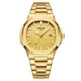 NIBOSI Brand Mens Watches Quartz Movement Watch Luxury Stainless Steel Calendar Waterproof Sport Simple Wristwatches for Man