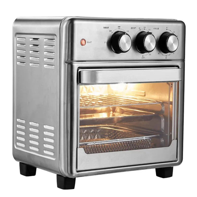 Smart Air Fryer Oven, 26L/13L Large Capacity Electric Air Fryer, Visible Window, Household Kitchen Deep Fryer without Oil, EU 220V