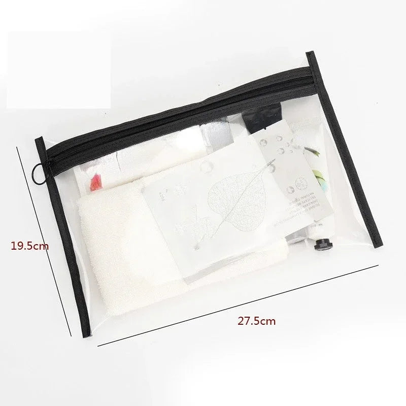 PVC Transparent Makeup Bag Women Cosmetic Bags Toiletry Wash Bag Travel Cosmetic Organizer Kids Coin Purse Coin Pouch Card Bag