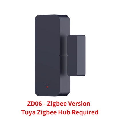 Tuya Zigbee Wifi Door and Window Sensor Security Burglar Alarm Magnetic Presence Sensor Smart Life Works with Google Home Alexa