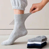 5 Pairs Plus Size EUR 45-50 Prevent Varicose Veins Socks Mens Diabetics Patients Cotton Loose Mouth Sock Man Women Comfort Meias