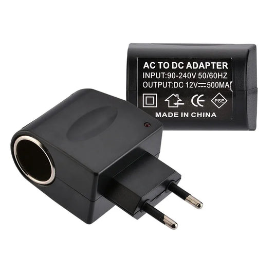 Adaptador de isqueiro do carro ac 220v para dc 12v ue eua plug conversor tomada de parede adaptador conversor automático acessório do carro