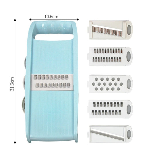 5-in-1 Multi-Functional Vegetable Chopper, Onion Chopper, Food Chopper, Kitchen Mandoline Slicer, Veggie Dicer, Cutter