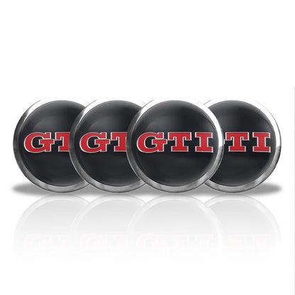 4PCS 56MM 60MM 65MM Car Wheel Hub Center Caps Badge Sticker Rim Cover Auto Decal  Emblem Accessories