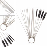 Carburetor Cleaning Tool Carbon Dirt Jet Remover Brushes Needles for Car Motorcycle Moped Scooter ATV Carb Jets Wire Cleaner Kits