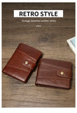 Classic Men's Genuine Leather Wallet Credit Card Holder RFID Coin Purse