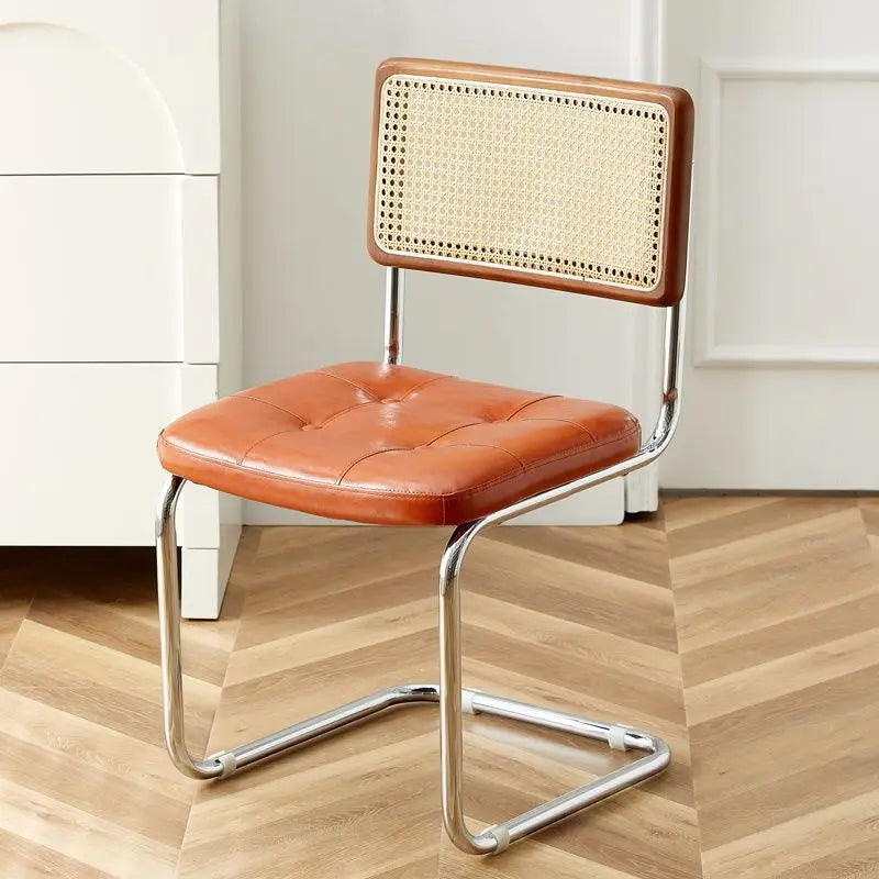 Mid-Century Modern Dining Chairs with Metal Frame, Multiple Styles Leisure chair for Kitchen, Living Room, Office , Muebles