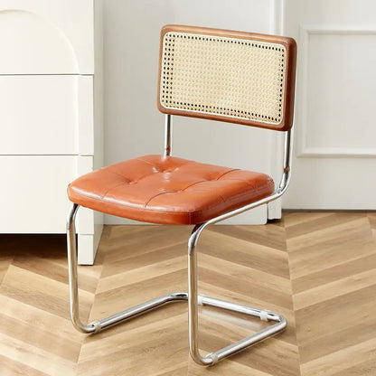 Mid-Century Modern Dining Chairs with Metal Frame, Multiple Styles Leisure chair for Kitchen, Living Room, Office , Muebles