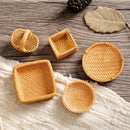 1pc Mini Simulated Rattan Basket Model DIY Creative Dollhouse Dessert Shop Food Vegetable Ornaments Craft Kitchen Decoration