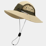 Summer Outdoor Sun Protection Hat for Women Men Hiking Fishing Sunscreen Visor Cap Large Brim Shawl Quick Drying Fisherman Hat