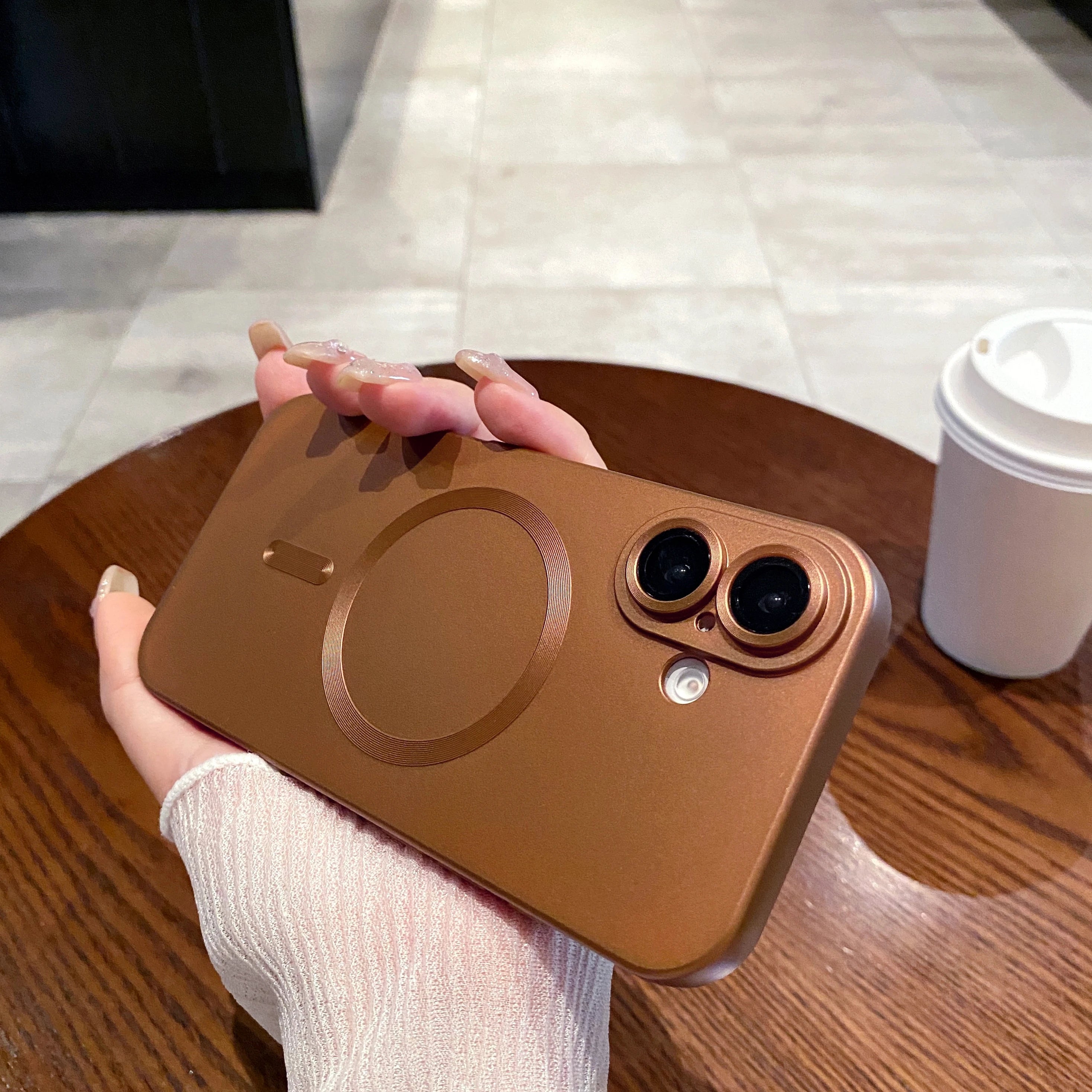 For Magsafe Silicone Matte Bumper Case For iPhone 16E 16 15 14 13 12 11 Pro X XS XR Max 8 7 Plus SE Magnetic Lens Protect Cover