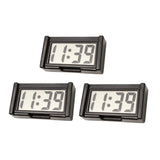 Mini Digital LCD Clock, Self-Adhesive Electronic Bracket Clock, Time and Day Display for Car Truck Dashboard, Auto Accessories