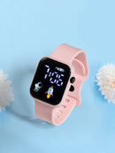 New Student Smart Watch Men's and Women's Astronaut Rocket Touch Screen Sports Electronic Watch Children's Festival Gift