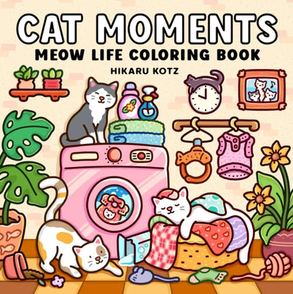 Cozy Atmosphere Relaxing Coloring Book for Adults and Teens Bold Easy-to-follow Patterns and Girl Moments
