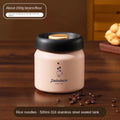 316 Stainless Steel Vacuum Coffee Storage Container Airtight Light-proof Tea Spice Food Storage Jar Kitchen Tool