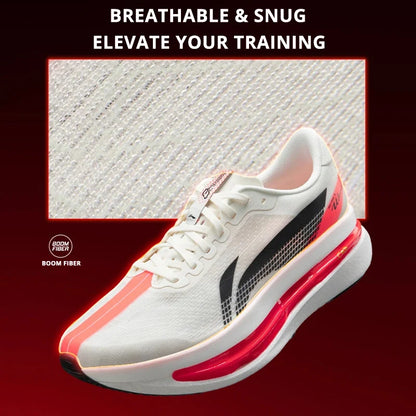 Li-Ning Men's RED HARE 9 ULTRA Racing Running Shoes SUPER BOOM Cushion BOOM FIBER Breathable LiNing Training Sneakers ARPW007