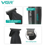 VGR Hair Trimmer Professional Barber Cordless Clipper Electric Hair Cutting Machine Metal Hair Trimmer for Men V-003 V-906 V-308