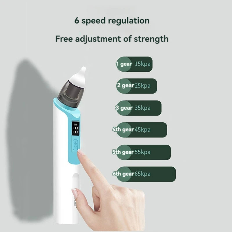 2024 New Pattern Baby Electric Nasal Aspirator, Rechargeable, for Newborns, Sucks Out Mucus to Prevent Nasal Congestion
