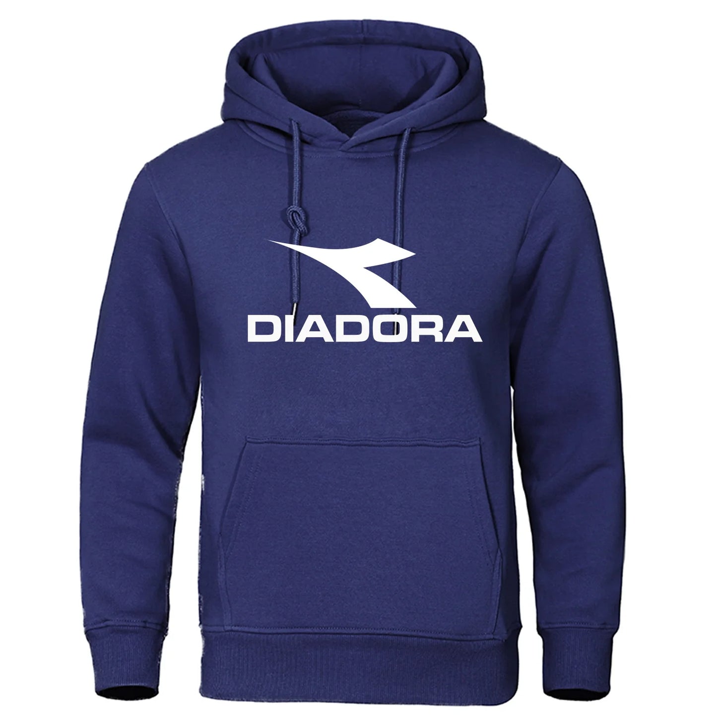Diadora 2024 Trendy Fashion Casual Sportswear Comfortable Printed Loose Top Pullover Men's Hooded Sweatshirt Street Wear