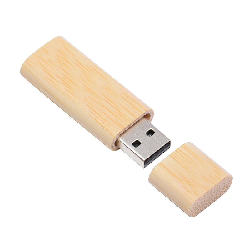 Wooden USB Flash Drive 10PCS/LOT Pen Drive 4GB 8GB 16G 128G Wedding Gift Memory Stick Box U Disk Free Custom LOGO Pen drive 64gb