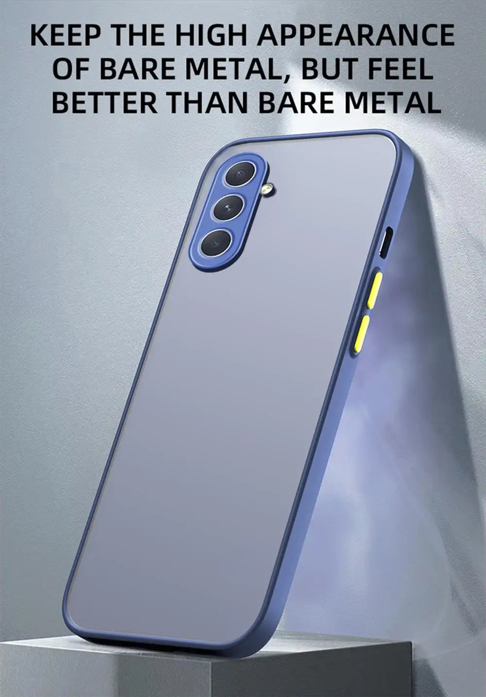 Luxury Matte Samung A15 A05 A05s Case Silicone Edge Hard PC Matte Back Cover For Samsung Galaxy A54 A34 5G Camera Protect Fundas