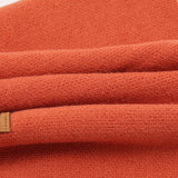 Bufanda cálida de invierno 2023 para mujer, de punto, con anillos de felpa, lisa, para hombre y mujer.