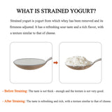 1100ml/1800ml Yogurt Filter Greek Yogurt Strainer Food Strainer Storage Container  Whey Separation Cheese Tools Kitchen Supplies